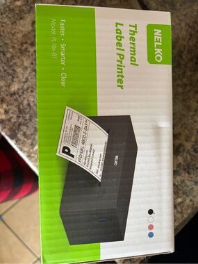 Nelko thermal label printer - new in original packaging